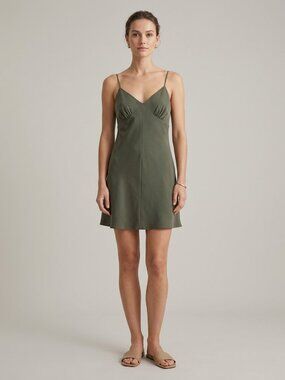 Melrose and Market Olive Green Shift Dress